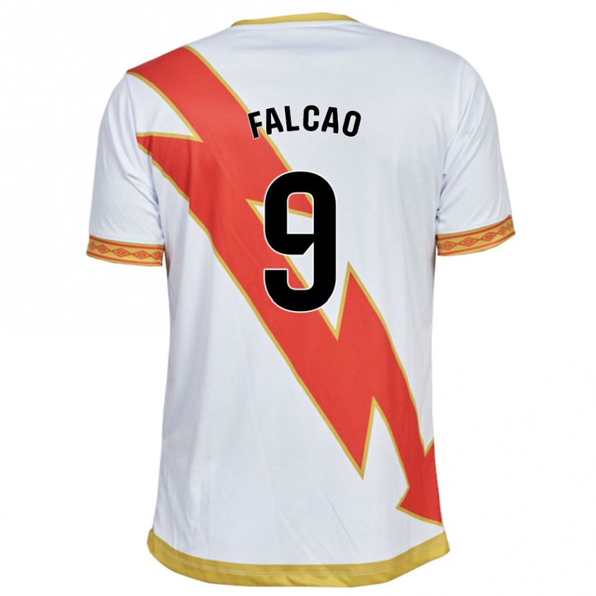 Mujer Fútbol Camiseta Radamel Falcao #9 Blanco 1ª Equipación 2023/24