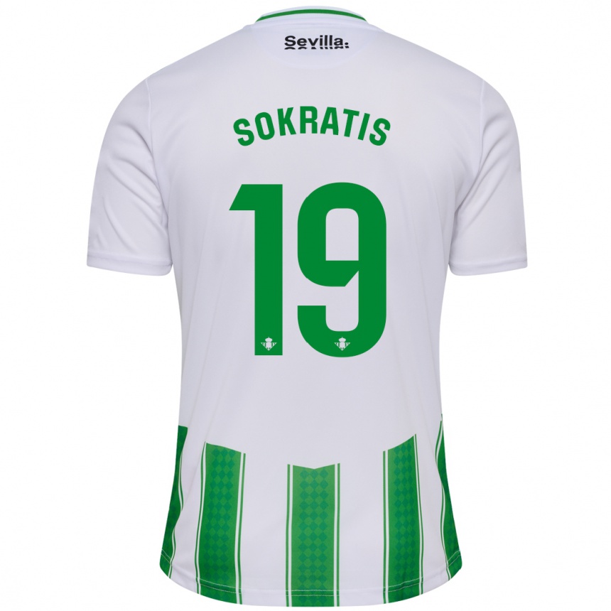 Mujer Fútbol Camiseta Sokratis Papastathopoulos #19 Blanco 1ª Equipación 2023/24