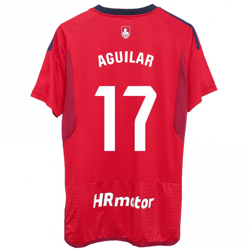 Mujer Fútbol Camiseta Eneko Aguilar #17 Rojo 1ª Equipación 2023/24