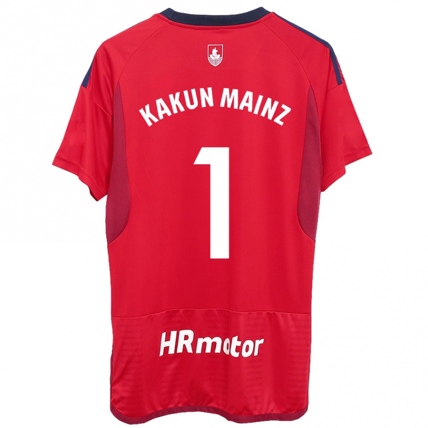 Mujer Fútbol Camiseta Kakun Mainz #1 Rojo 1ª Equipación 2023/24