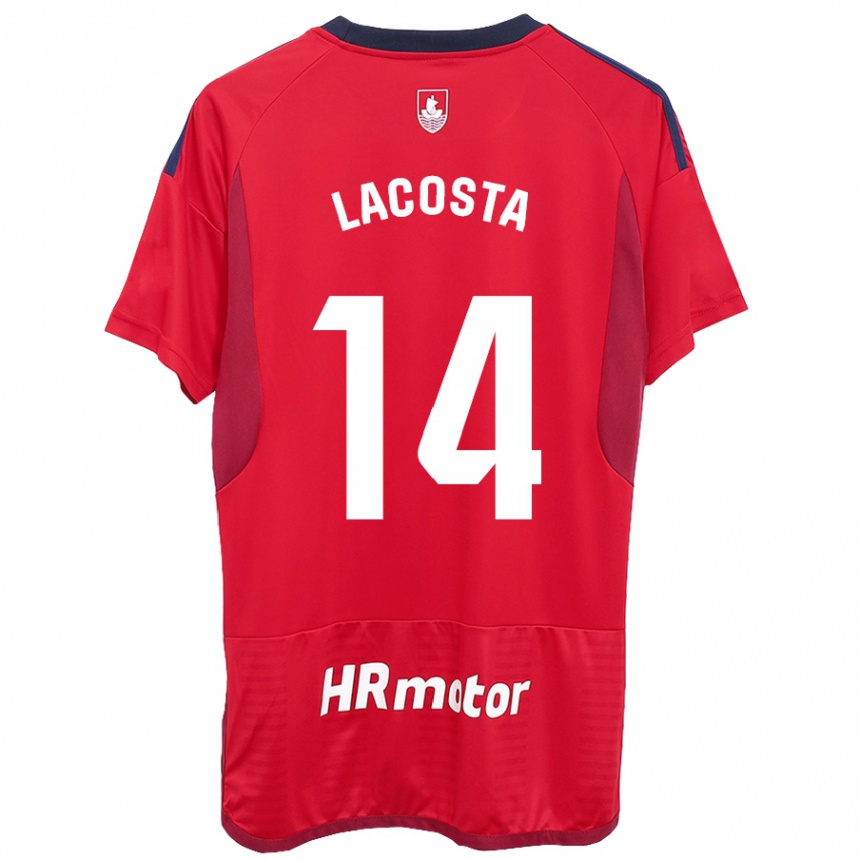 Mujer Fútbol Camiseta Iara Lacosta Sanchez #14 Rojo 1ª Equipación 2023/24