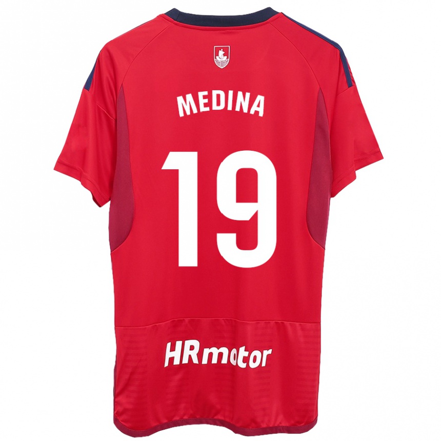 Mujer Fútbol Camiseta Arantxa Medina Torreblanca #19 Rojo 1ª Equipación 2023/24