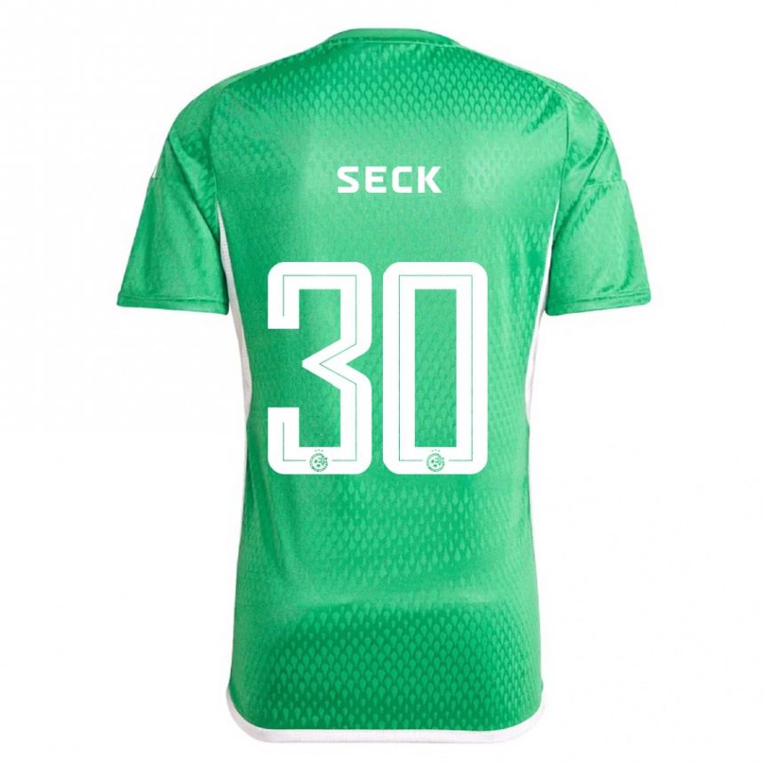 Mujer Fútbol Camiseta Abdoulaye Seck #30 Blanco Azul 1ª Equipación 2023/24