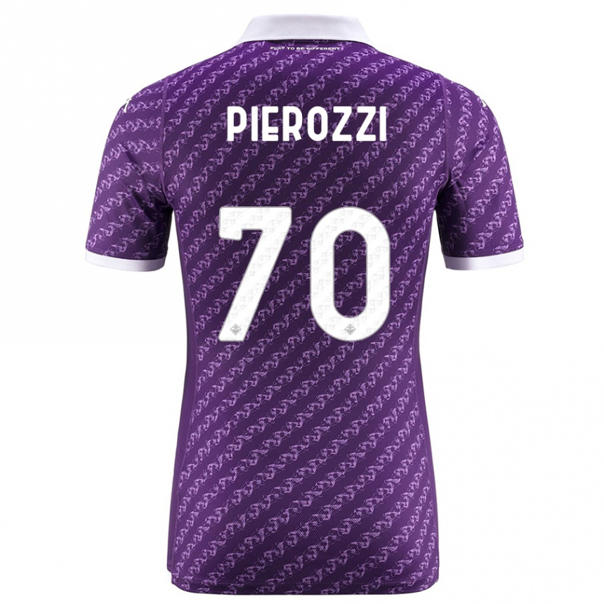 Mujer Fútbol Camiseta Niccolò Pierozzi #70 Violeta 1ª Equipación 2023/24