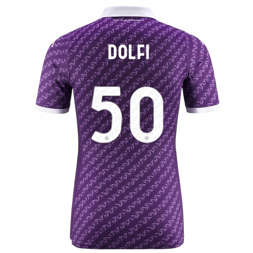 Mujer Fútbol Camiseta Brando Dolfi #50 Violeta 1ª Equipación 2023/24