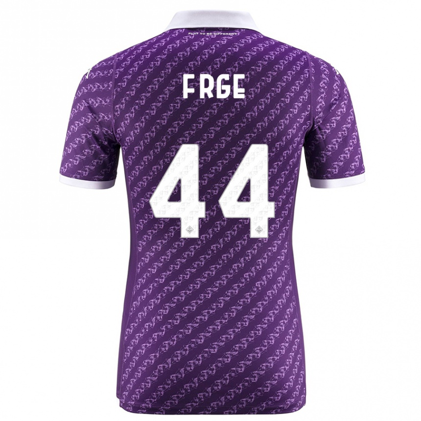 Mujer Fútbol Camiseta Emma Færge #44 Violeta 1ª Equipación 2023/24