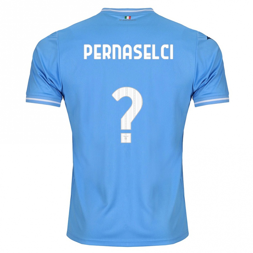 Mujer Fútbol Camiseta Leonardo Pernaselci #0 Azul 1ª Equipación 2023/24
