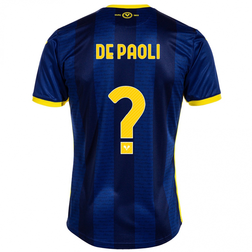 Mujer Fútbol Camiseta Mirko De Paoli #0 Armada 1ª Equipación 2023/24