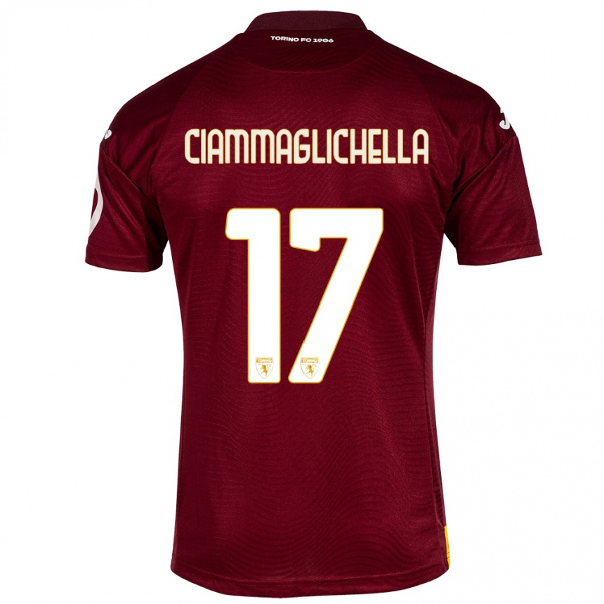 Mujer Fútbol Camiseta Aaron Ciammaglichella #17 Rojo Oscuro 1ª Equipación 2023/24