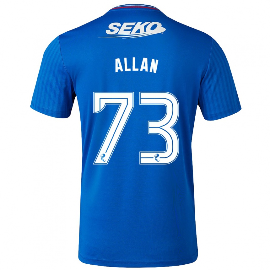 Mujer Fútbol Camiseta Connor Allan #73 Azul 1ª Equipación 2023/24