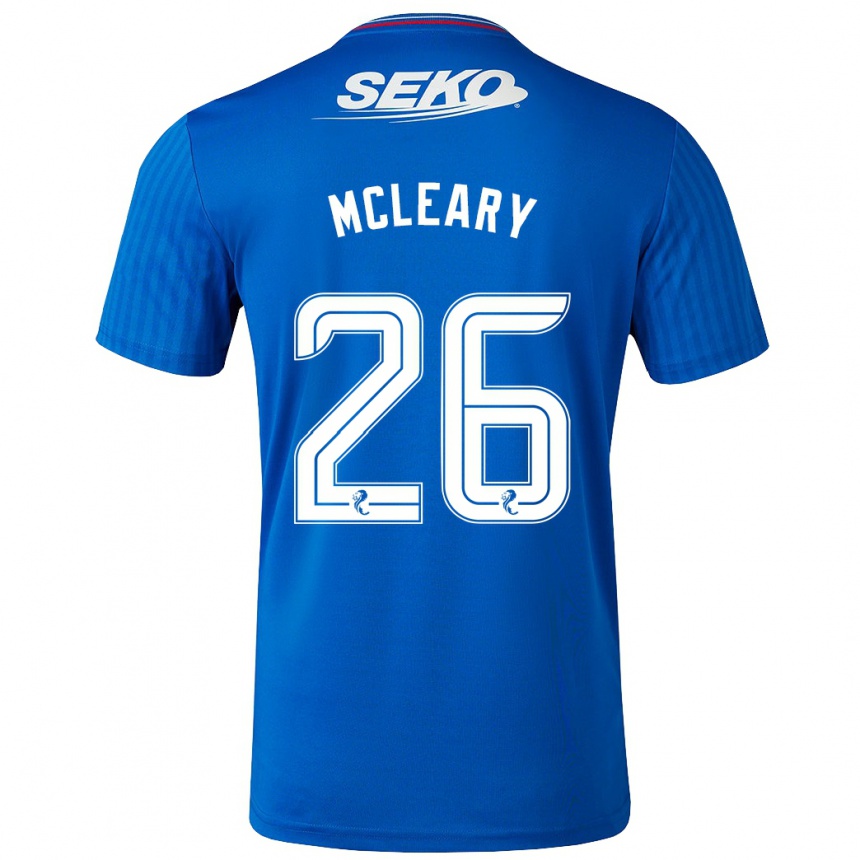 Mujer Fútbol Camiseta Jodi Mcleary #26 Azul 1ª Equipación 2023/24