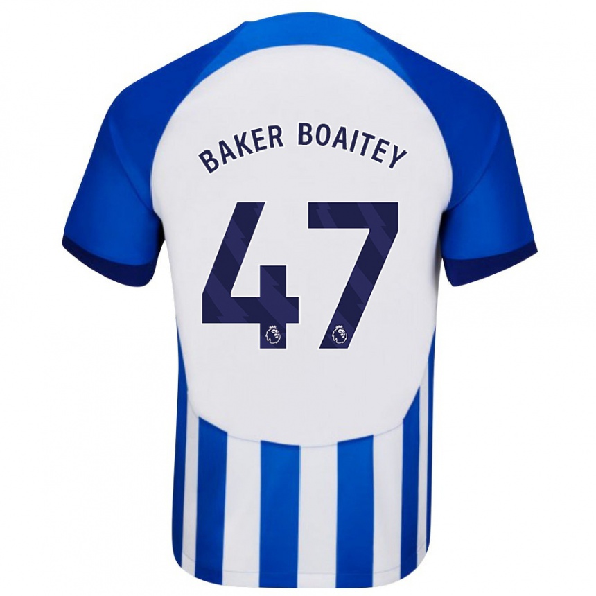 Mujer Fútbol Camiseta Benicio Baker-Boaitey #47 Azul 1ª Equipación 2023/24