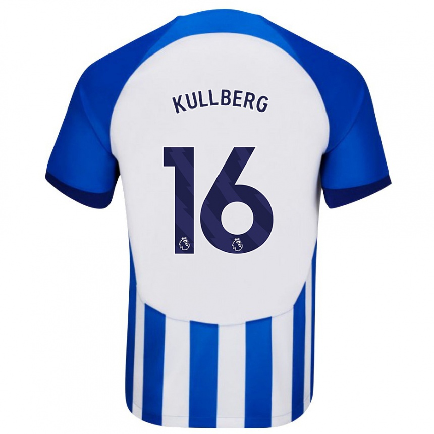 Mujer Fútbol Camiseta Emma Nanny Charlotte Kullberg #16 Azul 1ª Equipación 2023/24