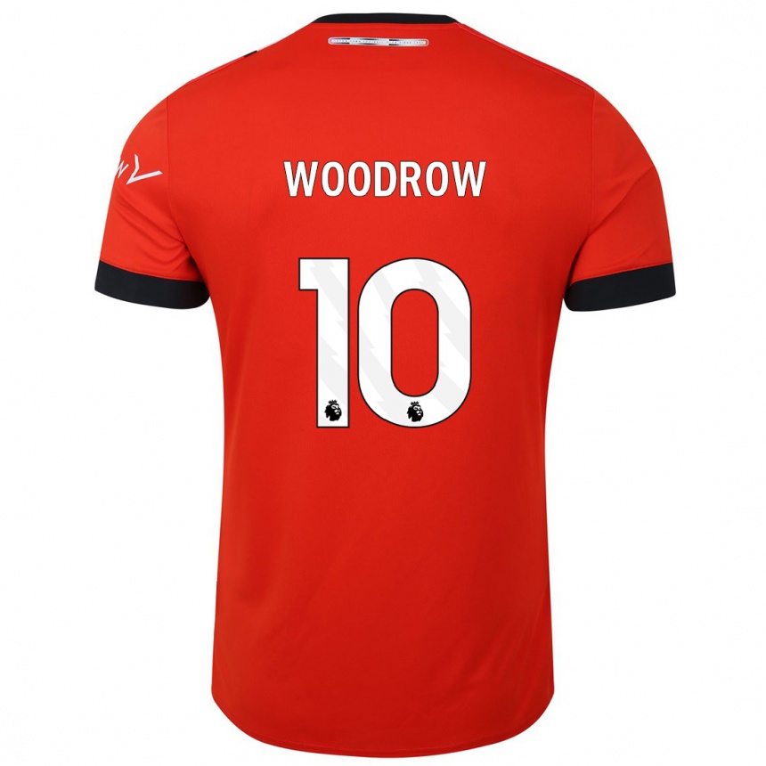 Mujer Fútbol Camiseta Cauley Woodrow #10 Rojo 1ª Equipación 2023/24