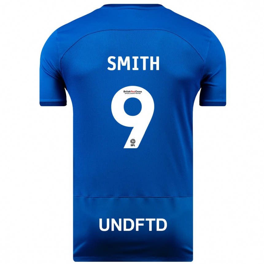 Mujer Fútbol Camiseta Libby Smith #9 Azul 1ª Equipación 2023/24