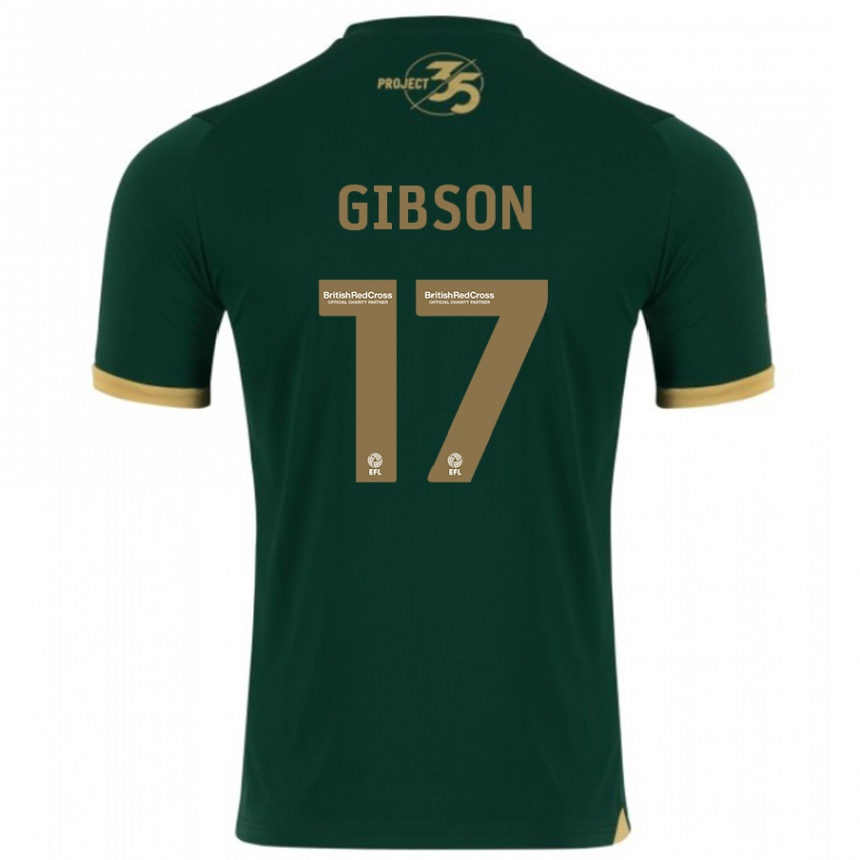 Mujer Fútbol Camiseta Lewis Gibson #17 Verde 1ª Equipación 2023/24
