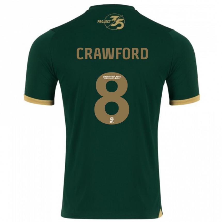 Mujer Fútbol Camiseta Imy Crawford #8 Verde 1ª Equipación 2023/24