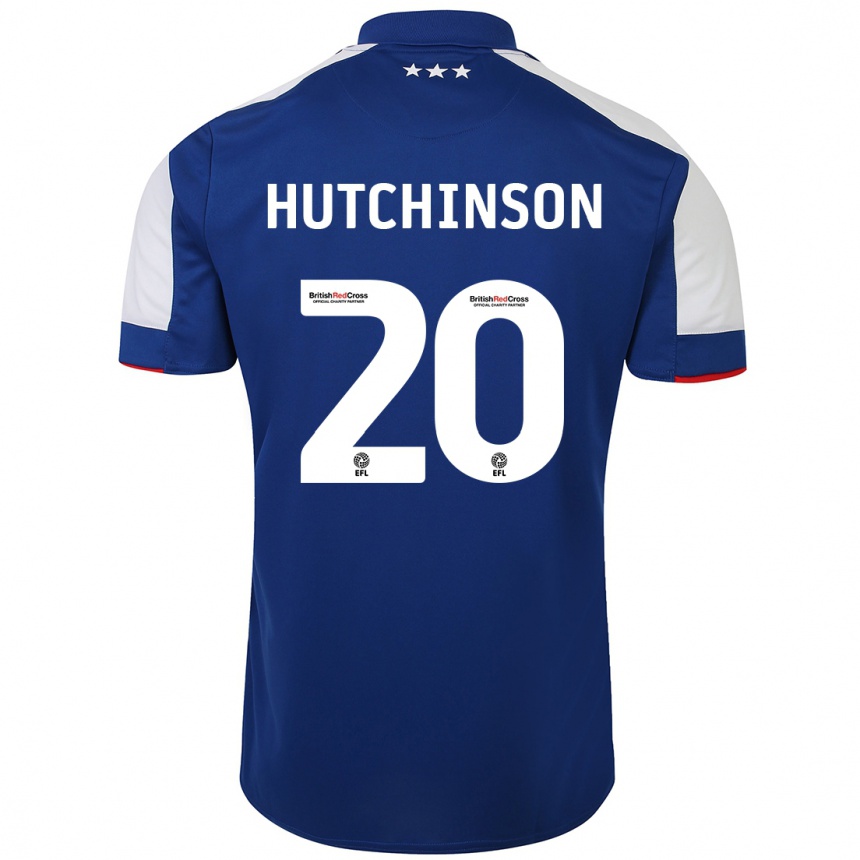 Mujer Fútbol Camiseta Omari Hutchinson #20 Azul 1ª Equipación 2023/24