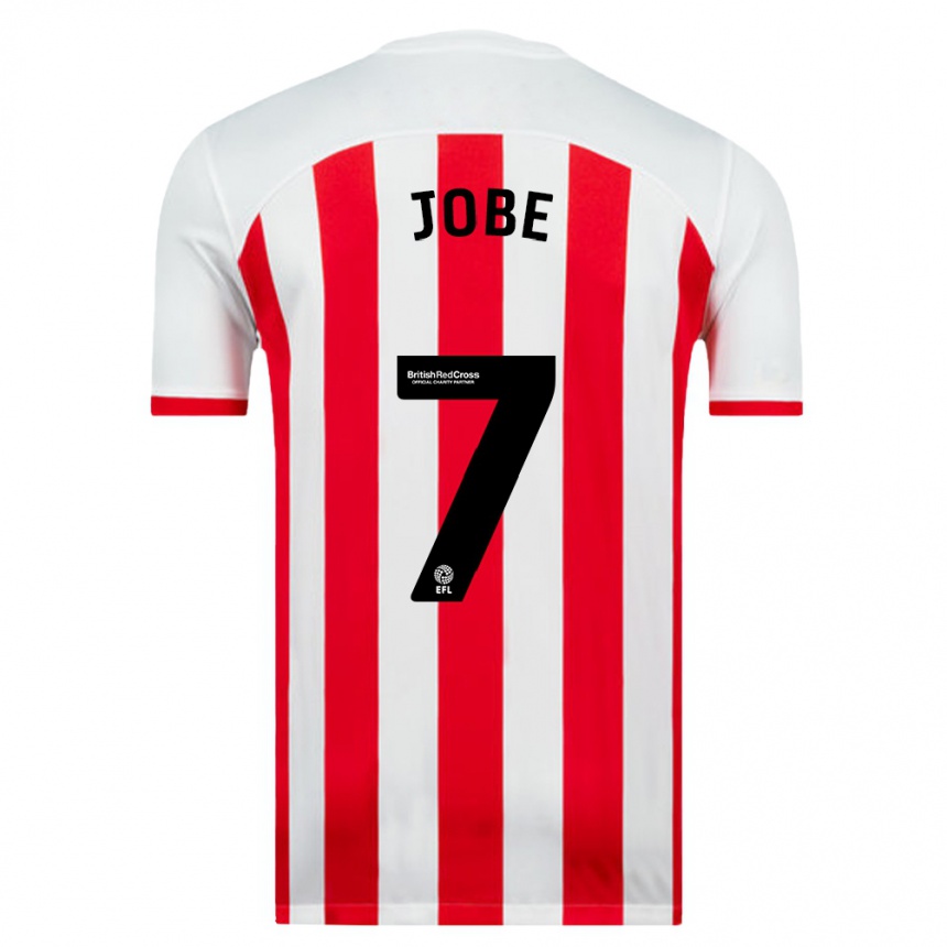 Mujer Fútbol Camiseta Jobe Bellingham #7 Blanco 1ª Equipación 2023/24
