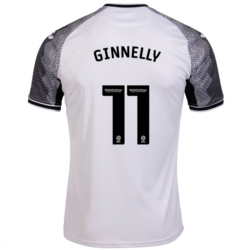 Mujer Fútbol Camiseta Josh Ginnelly #11 Blanco 1ª Equipación 2023/24