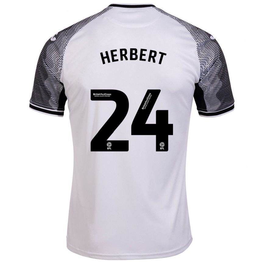 Mujer Fútbol Camiseta Chelsea Herbert #24 Blanco 1ª Equipación 2023/24