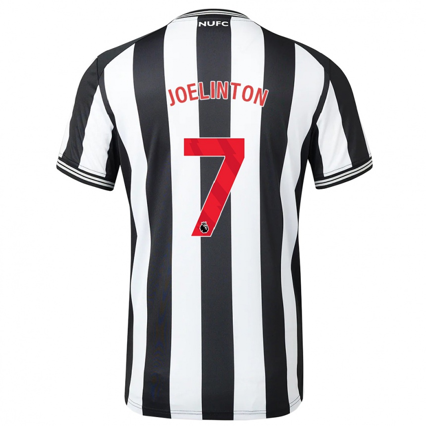 Mujer Fútbol Camiseta Joelinton #7 Blanco Negro 1ª Equipación 2023/24