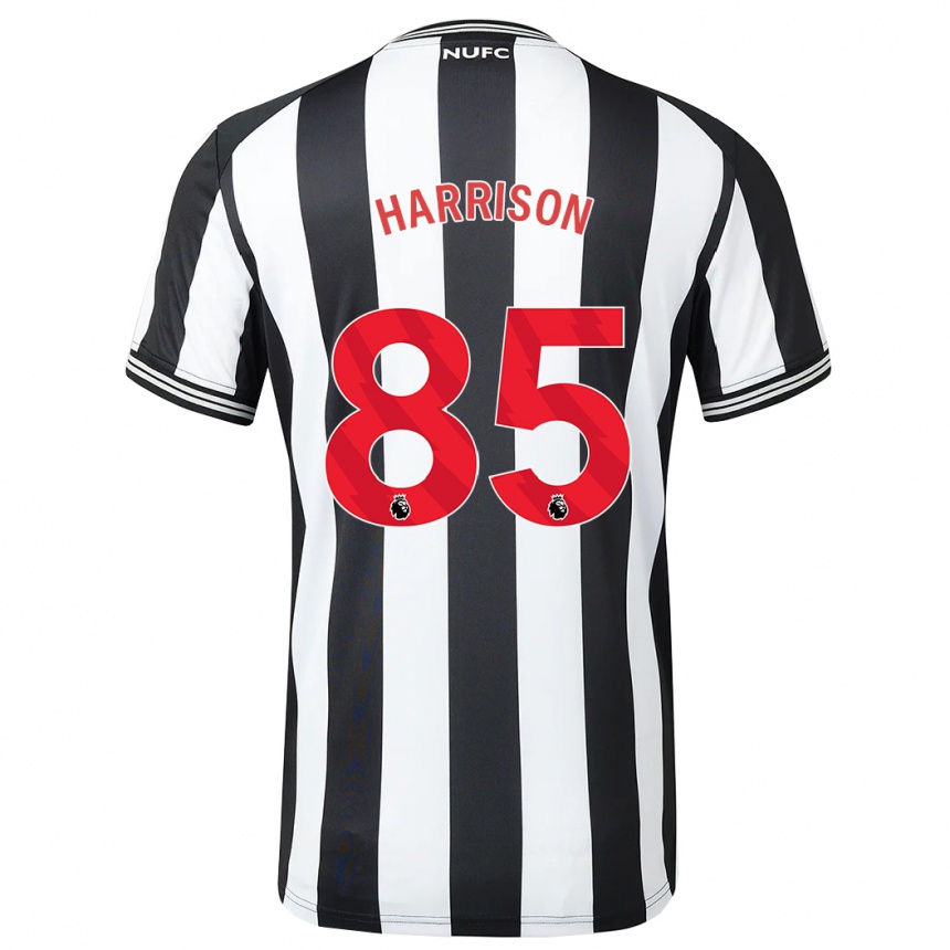 Mujer Fútbol Camiseta Adam Harrison #85 Blanco Negro 1ª Equipación 2023/24