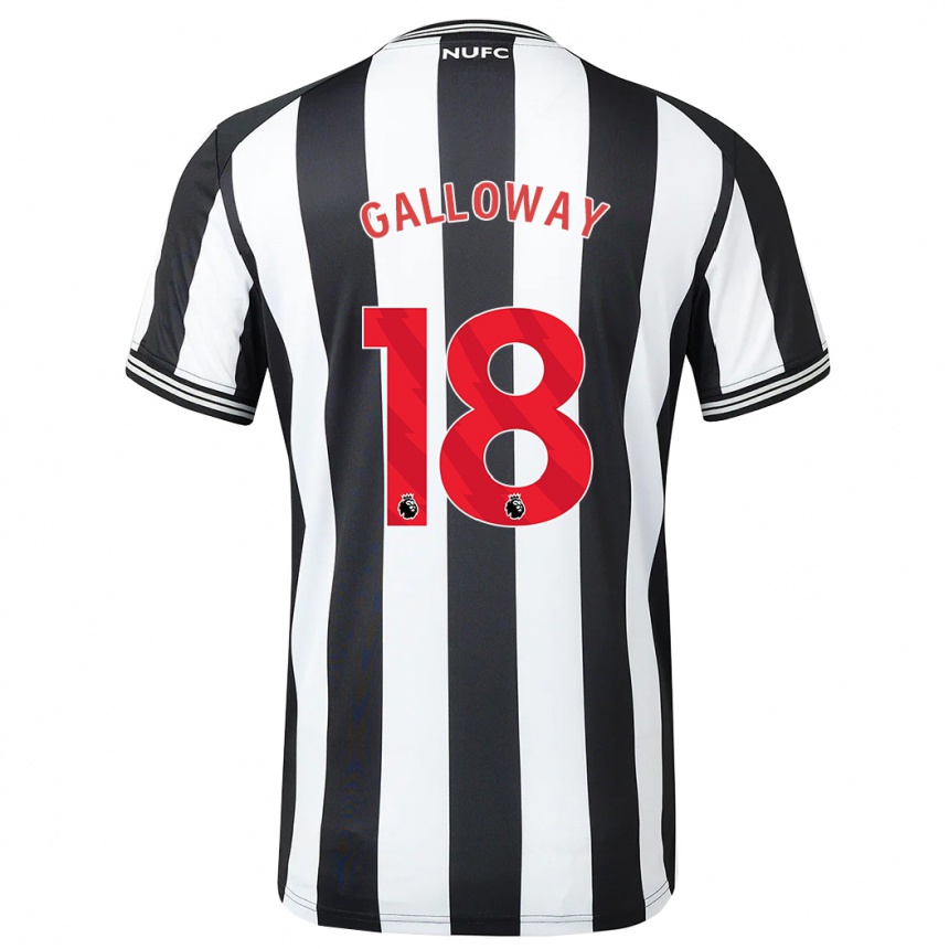 Mujer Fútbol Camiseta Bridget Galloway #18 Blanco Negro 1ª Equipación 2023/24