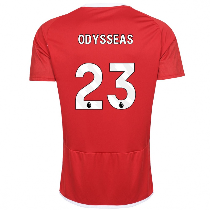 Mujer Fútbol Camiseta Odysseas Vlachodimos #23 Rojo 1ª Equipación 2023/24