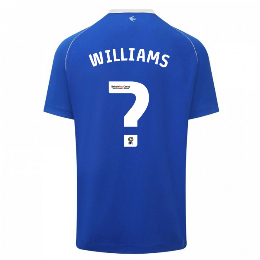 Mujer Fútbol Camiseta Noah Williams #0 Azul 1ª Equipación 2023/24