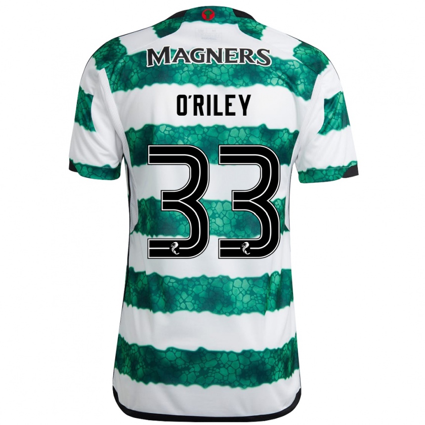 Mujer Fútbol Camiseta Matt O'riley #33 Verde 1ª Equipación 2023/24