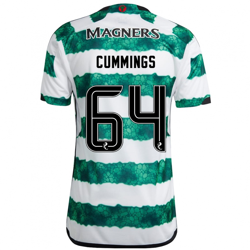 Mujer Fútbol Camiseta Daniel Cummings #64 Verde 1ª Equipación 2023/24