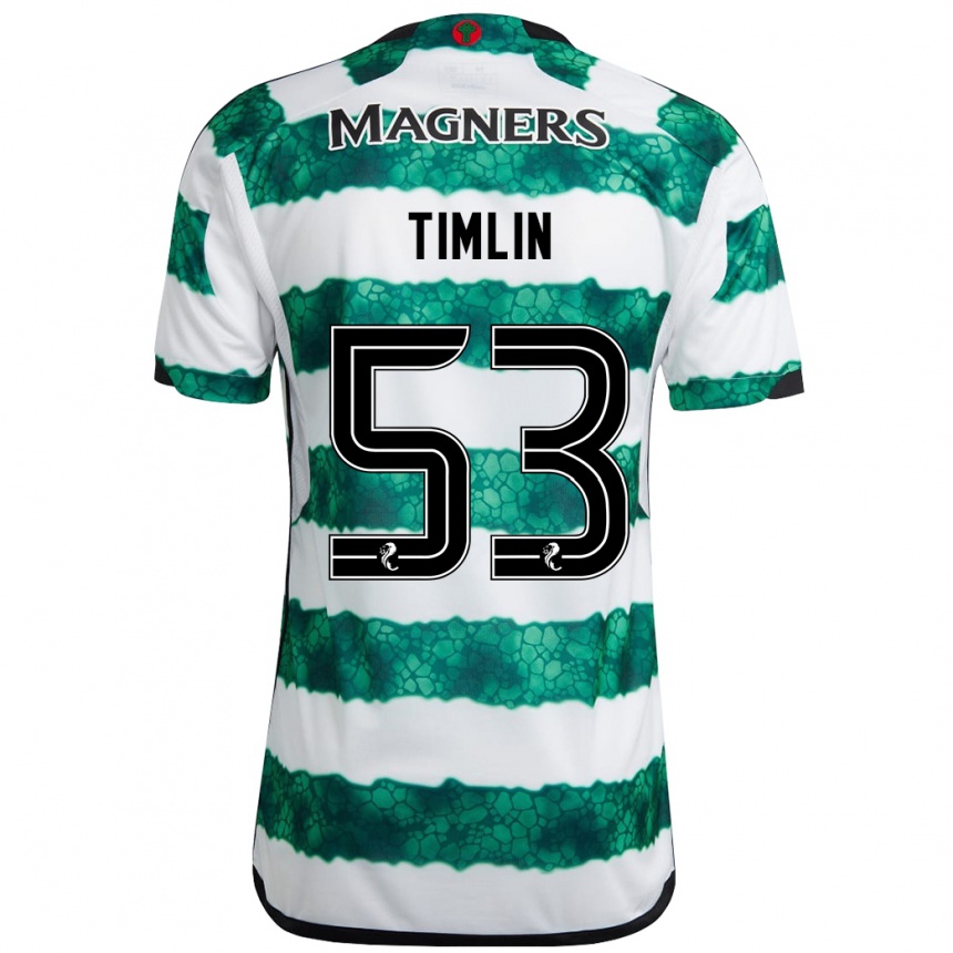 Mujer Fútbol Camiseta Sophie Timlin #53 Verde 1ª Equipación 2023/24