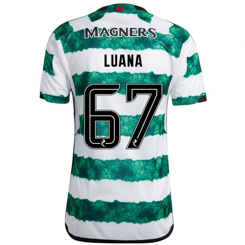 Mujer Fútbol Camiseta Luana Muñoz #67 Verde 1ª Equipación 2023/24