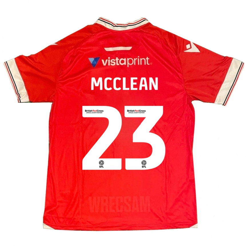 Mujer Fútbol Camiseta James Mcclean #23 Rojo 1ª Equipación 2023/24