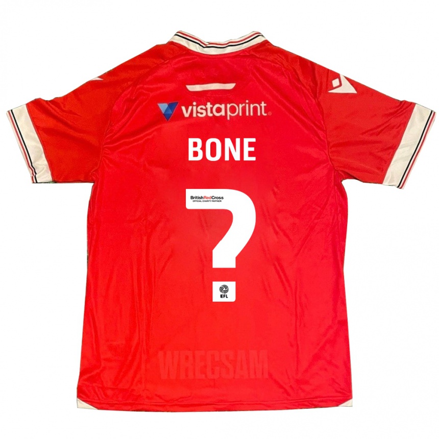 Mujer Fútbol Camiseta Kai Bone #0 Rojo 1ª Equipación 2023/24