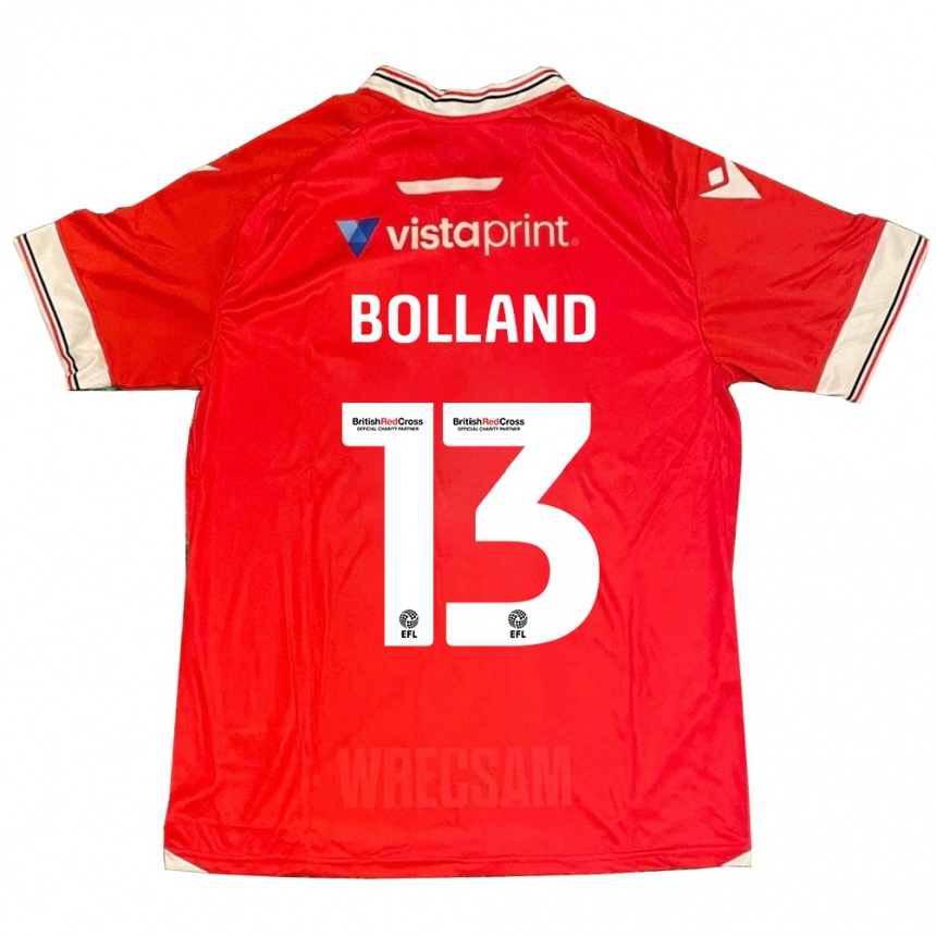 Mujer Fútbol Camiseta Charlotte Bolland #13 Rojo 1ª Equipación 2023/24