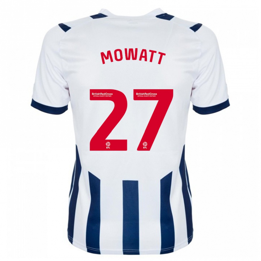 Mujer Fútbol Camiseta Alex Mowatt #27 Blanco 1ª Equipación 2023/24
