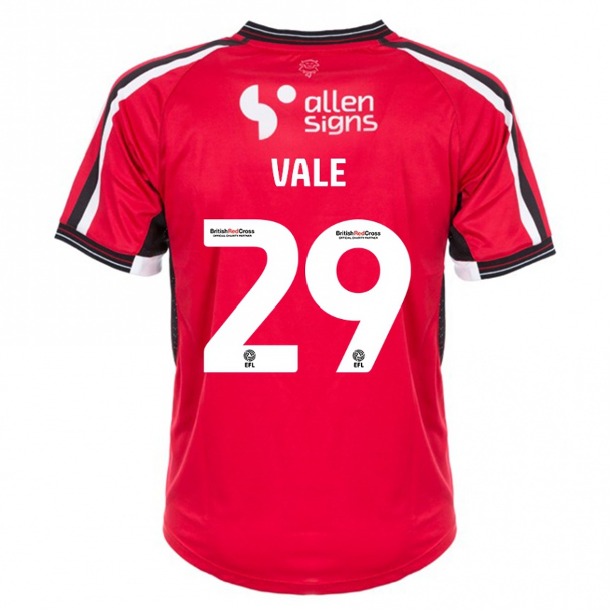 Mujer Fútbol Camiseta Jack Vale #29 Rojo 1ª Equipación 2023/24