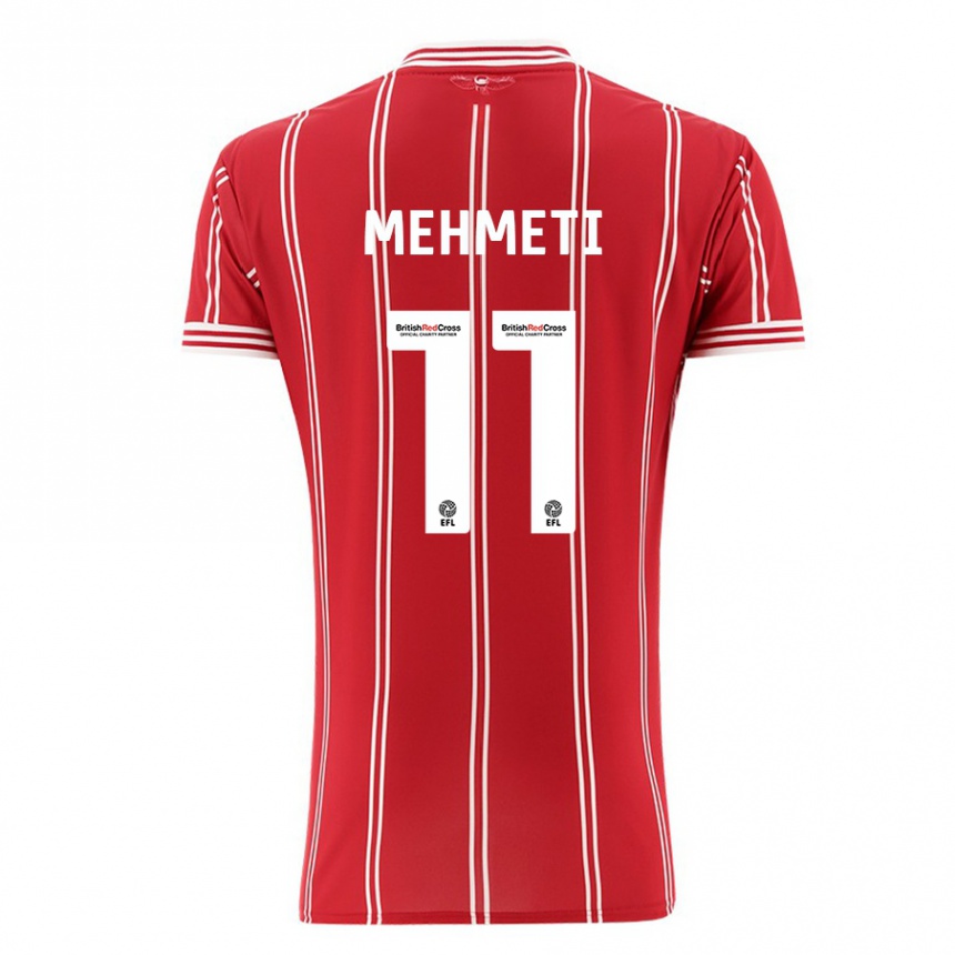 Mujer Fútbol Camiseta Anis Mehmeti #11 Rojo 1ª Equipación 2023/24