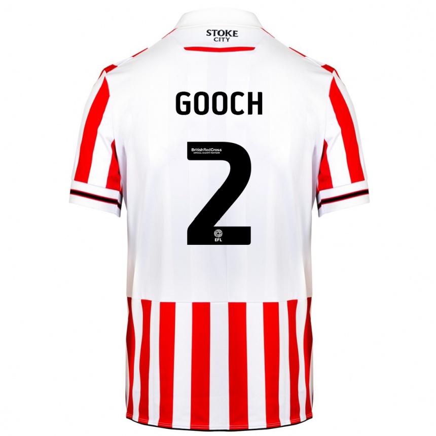 Mujer Fútbol Camiseta Lynden Gooch #2 Rojo Blanco 1ª Equipación 2023/24