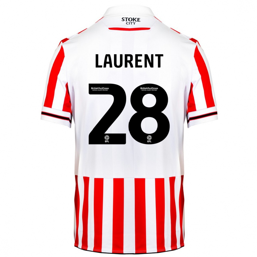 Mujer Fútbol Camiseta Josh Laurent #28 Rojo Blanco 1ª Equipación 2023/24