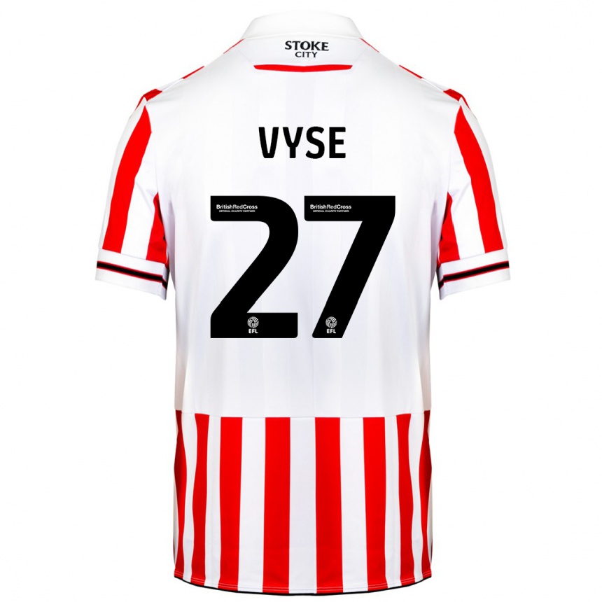 Mujer Fútbol Camiseta Ryah Vyse #27 Rojo Blanco 1ª Equipación 2023/24