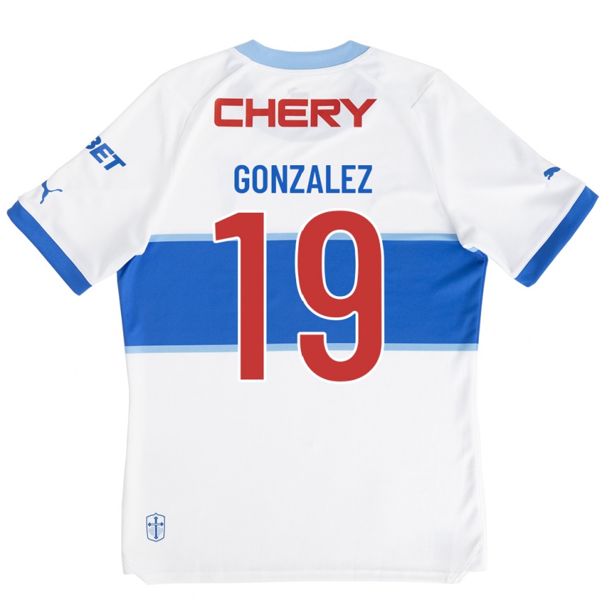 Mujer Fútbol Camiseta Bryan González #19 Blanco 1ª Equipación 2023/24