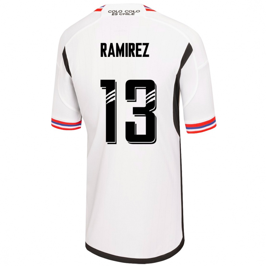 Mujer Fútbol Camiseta Fernanda Ramírez #13 Blanco 1ª Equipación 2023/24