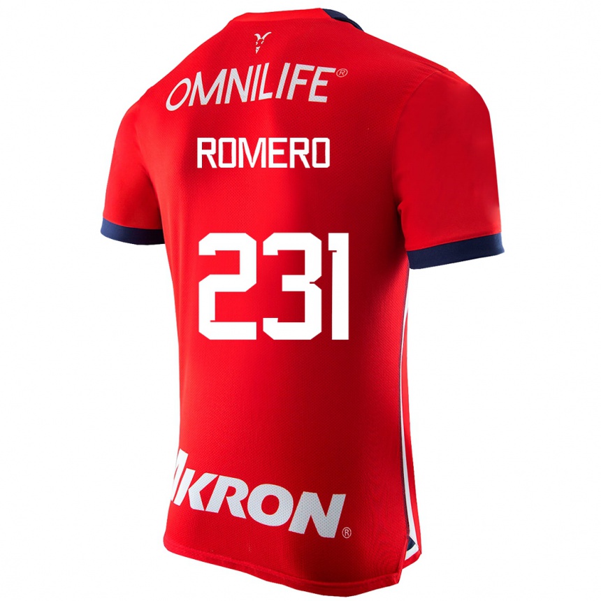 Mujer Fútbol Camiseta Ángel Romero #231 Rojo 1ª Equipación 2023/24