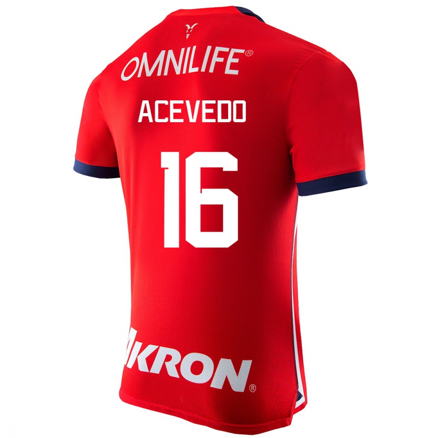 Mujer Fútbol Camiseta Victoria Acevedo #16 Rojo 1ª Equipación 2023/24