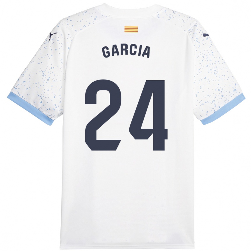 Mujer Fútbol Camiseta Borja García #24 Blanco 2ª Equipación 2023/24