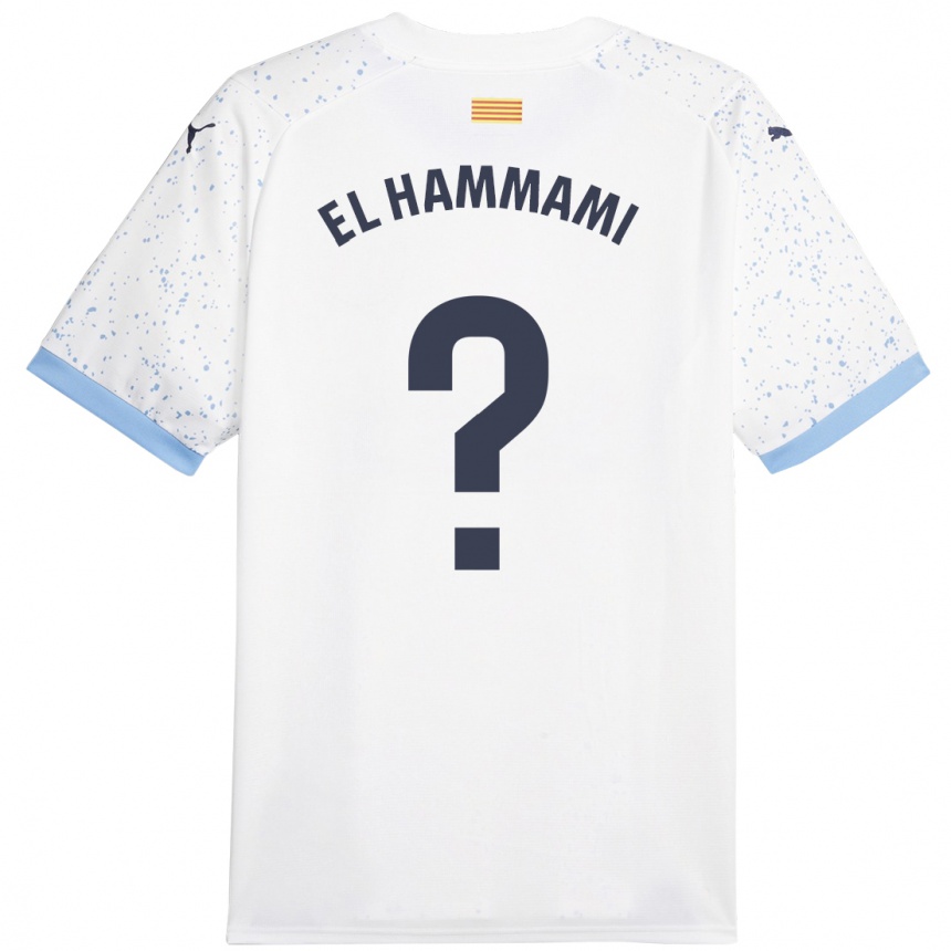 Mujer Fútbol Camiseta Ayoub El Hammami #0 Blanco 2ª Equipación 2023/24