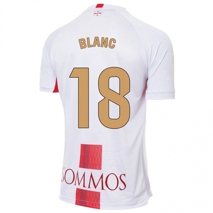 Mujer Fútbol Camiseta Laia Blanc #18 Blanco 2ª Equipación 2023/24